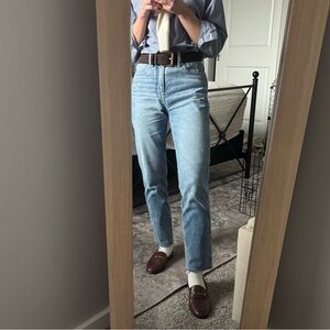 J.Crew Classic Vintage Jeans- High Rise- Light Wash